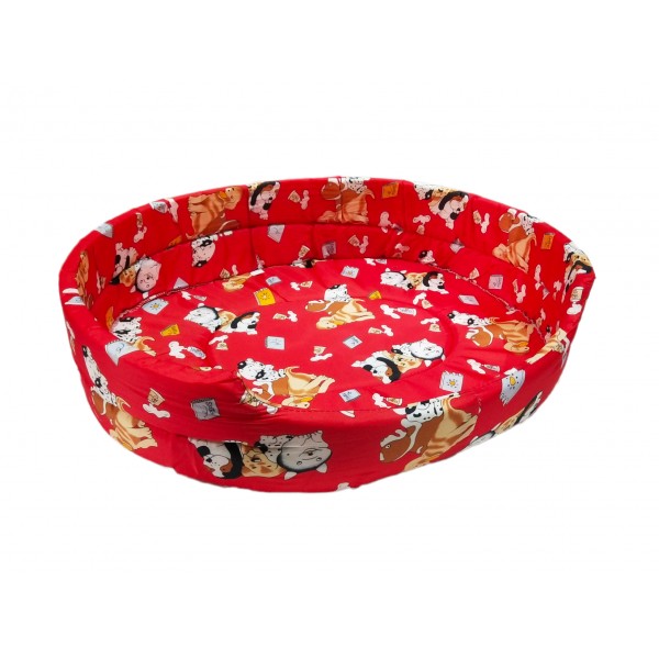 ΚΡΕΒΑΤΑΚΙ ΚΑΤΟΙΚΙΔΙΩΝ ΚΟΚΚΙΝΟ ΜΕ ΖΩΑΚΙΑ ΣΕΤ 10ΤΜΧ